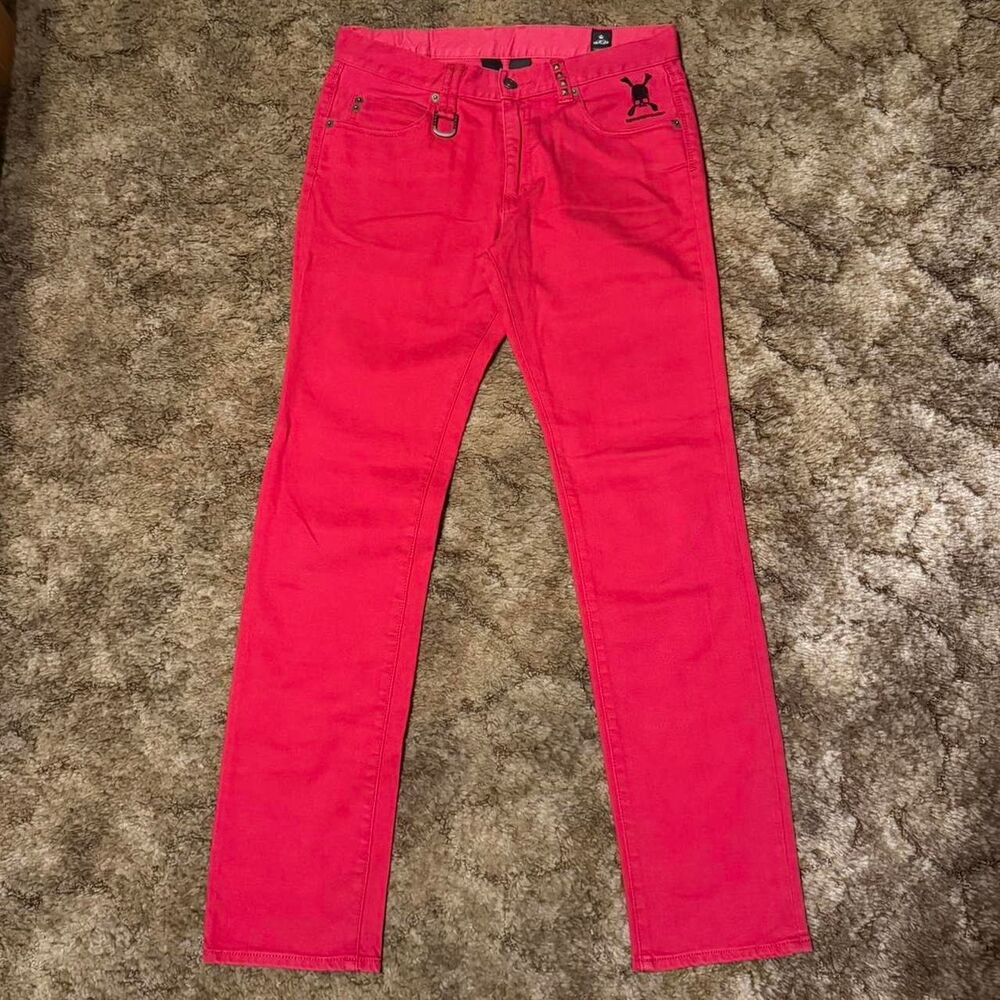 Semantic Design D Ring Japanese Denim Jeans Red Size Large